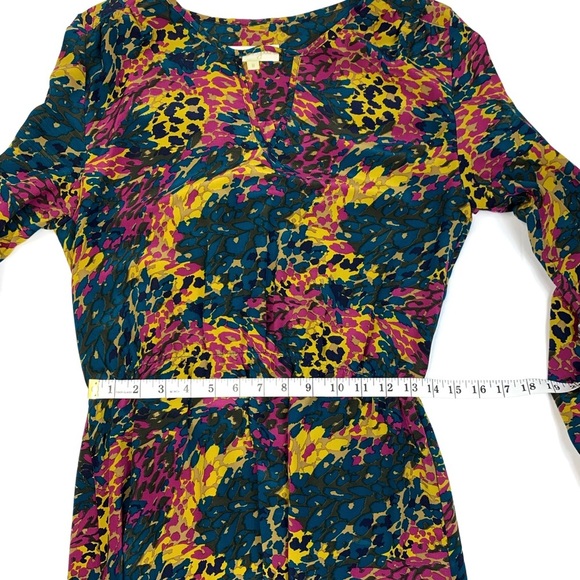 Britt Ryan 100% Silk Leopard Print Dress - Picture 4 of 6